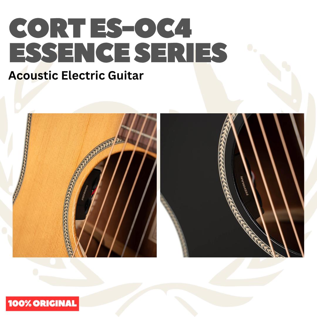 Cort ES-OC4 Essence Series Acoustic Electric Guitar - Gitar Akustik dengan Preamp