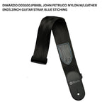 DiMarzio John Petrucci Nylon w/Leather Ends 2inch Guitar Strap - Strep Gitar DD3100JPBK