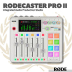 RodeCaster Pro II Integrated Audio Production Studio - Soundcard Mixer Livestreaming Rode Caster Pro II