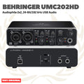 BEHRINGER U-PHORIA UMC202HD SOUNDCARD AUDIO INTERFACE
