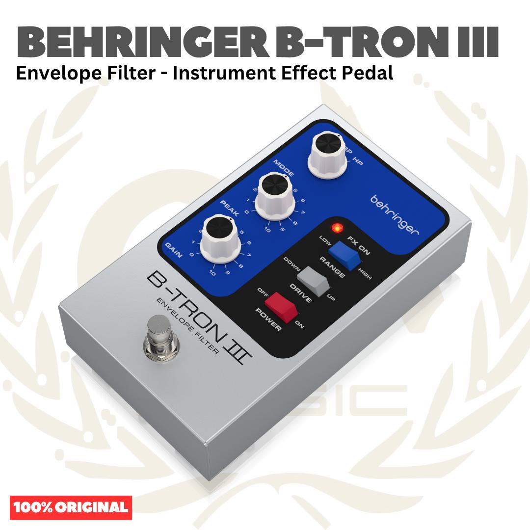 Behringer B-TRON III Envelope Filter Vintage Auto-Wah Instrument Effect Pedal - Efek Pedal Audio Instrumen