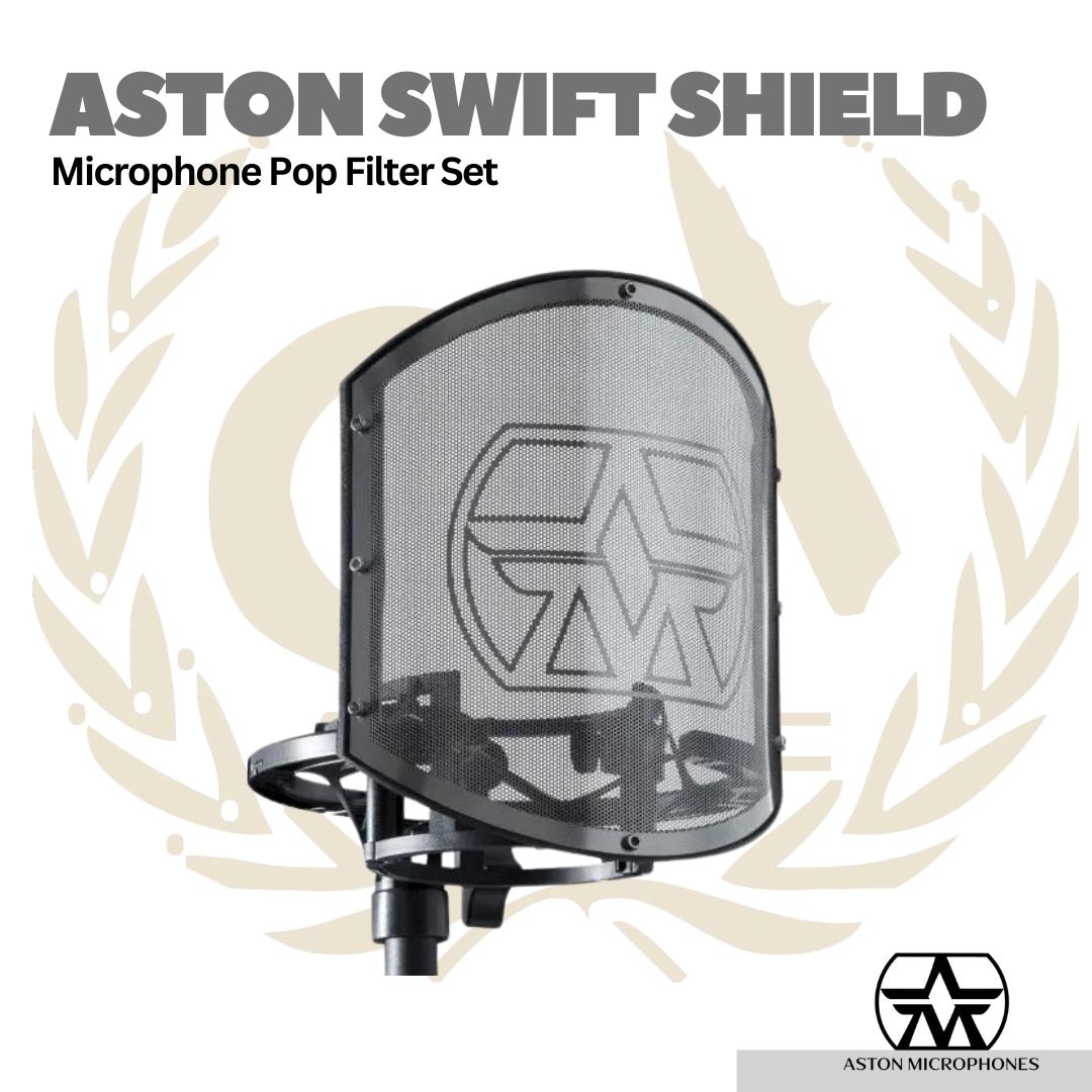 Aston Swift Series - Microphone Shock Mount Pop Filter Set