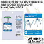 MARTIN MA170 10-47 Extra Light Acoustic SP | Senar Gitar Akustik