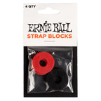 ERNIE BALL RUBBER STRAP BLOCKS 4 Packs | Pelindung Strap Gitar Bass