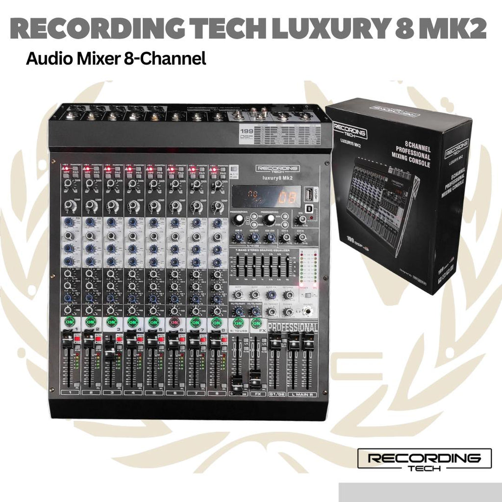 RECORDING TECH LUXURY MK2 MIXING CONSOLE | 4 6 8 12  Audio Mixer Channel
