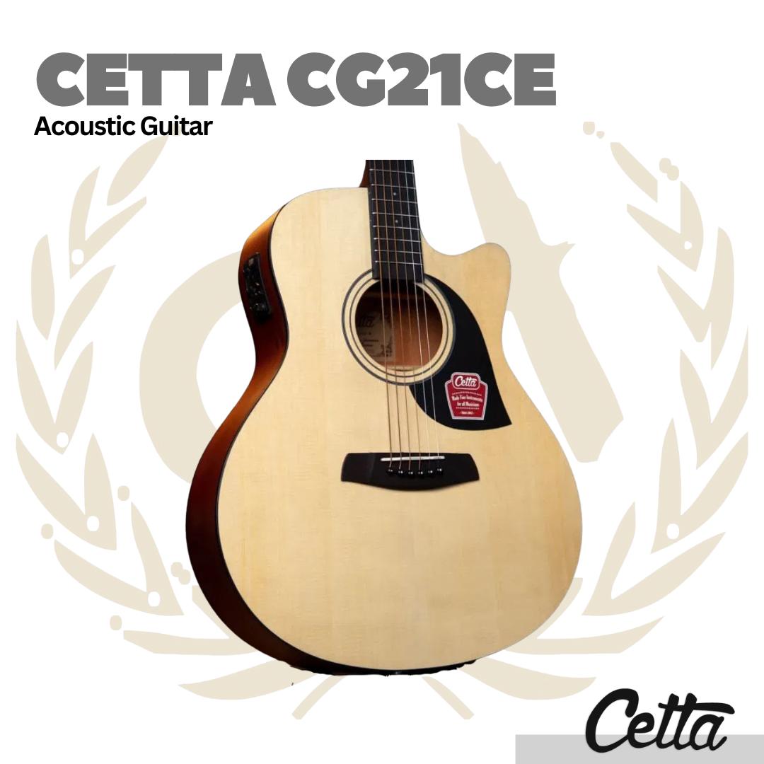Cetta CG21CE Acoustic Guitar - Gitar Akustik