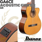 IBANEZ GA6CE ACOUSTIC GUITAR, GITAR AKUSTIK NILON