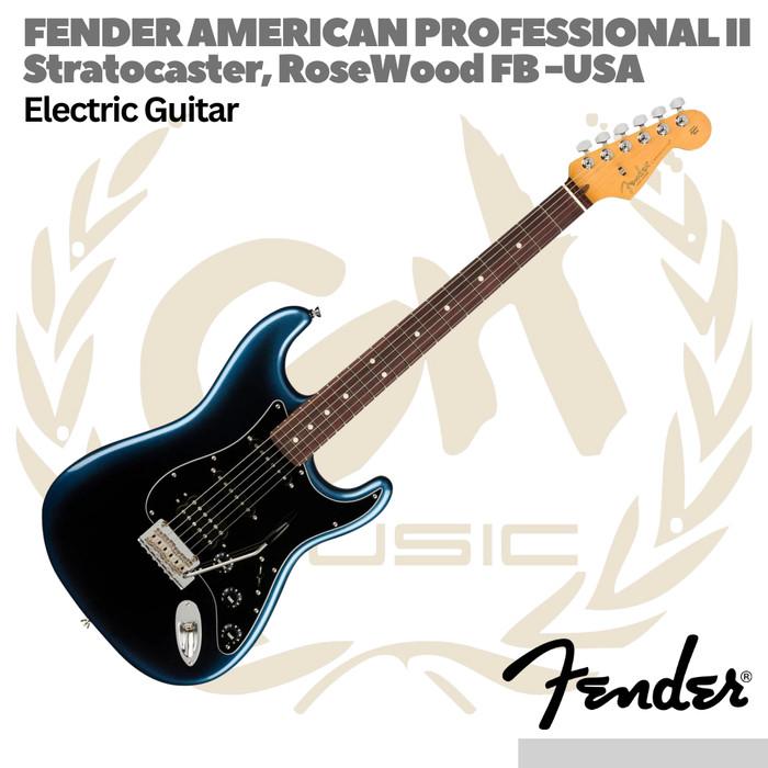 Fender American Professional II HSS Stratocaster Electric Guitar RW