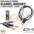 KABEL INSERT DHS-545LU3 PROEL ORIGINAL 1 STEREO-2MONO 3METER