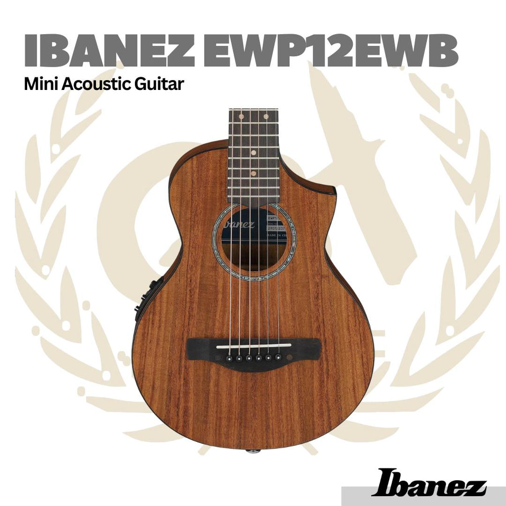 Ibanez EWP12EWB Mini Acoustic Electric Guitar - Gitar Lele GuitaLele