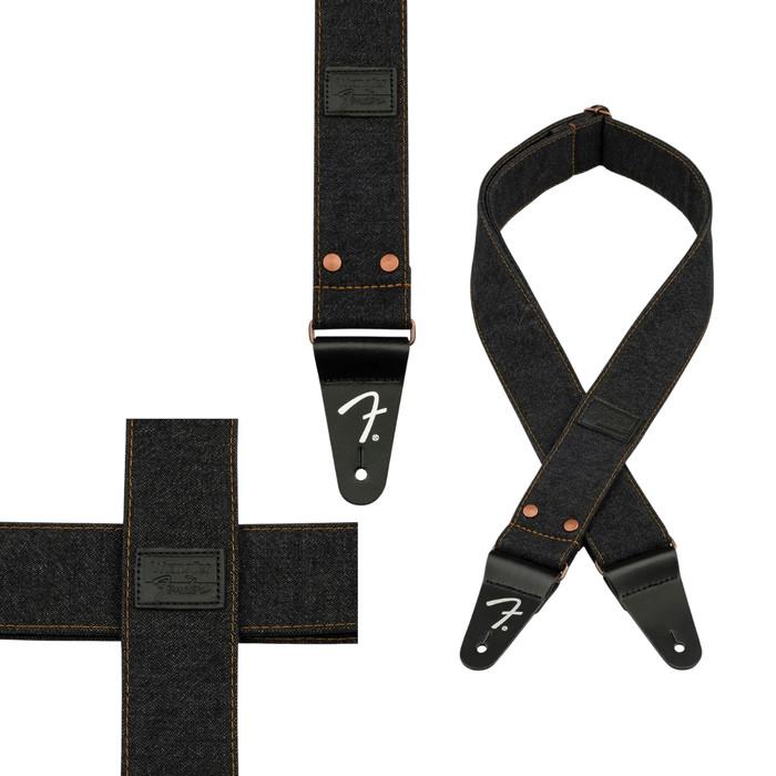 FENDER x WRANGLER Denim Guitar Straps | Strap Gitar Bass