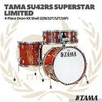 TAMA SU42RS Superstar Limited 4-Piece Drum Kit (22B/10T/12T/16F)