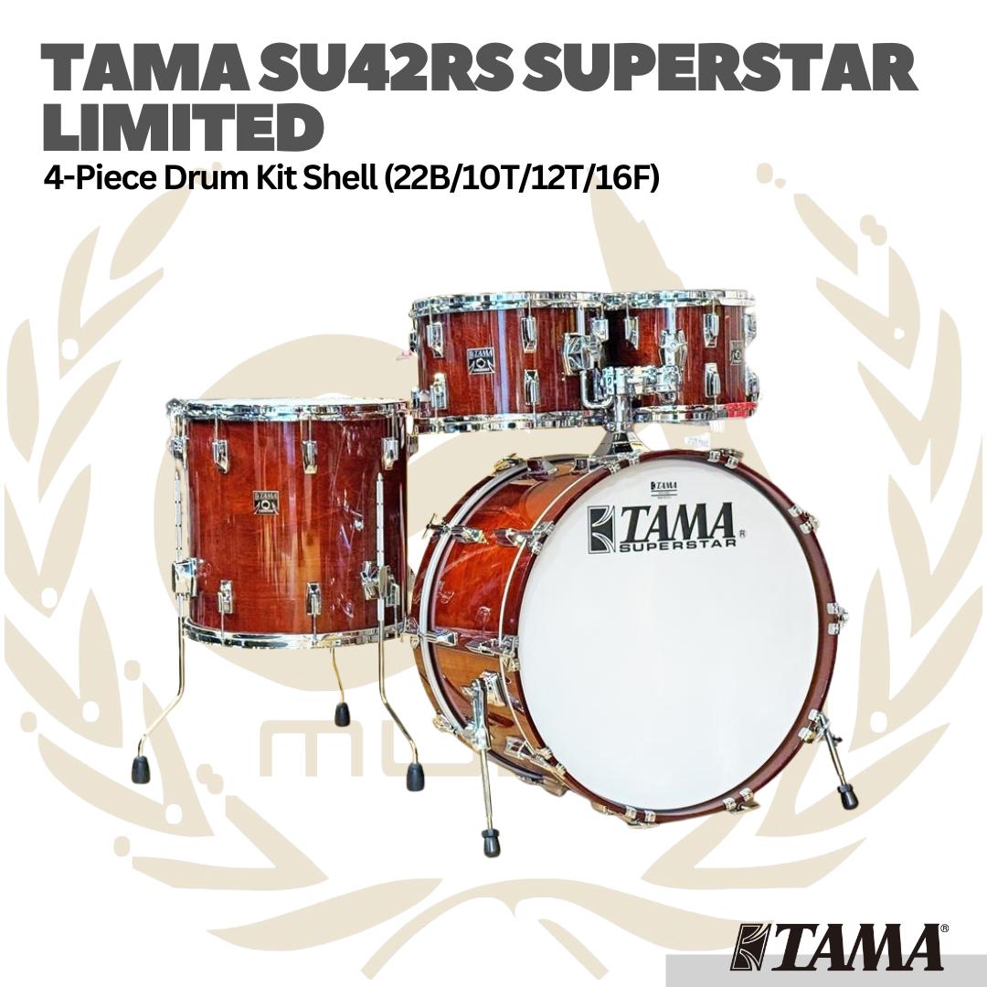 TAMA SU42RS Superstar Limited 4-Piece Drum Kit (22B/10T/12T/16F)