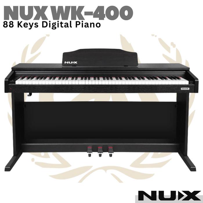 NUX WK400 88 Keys Digital Piano Hammer Action | Keyboard WK-400