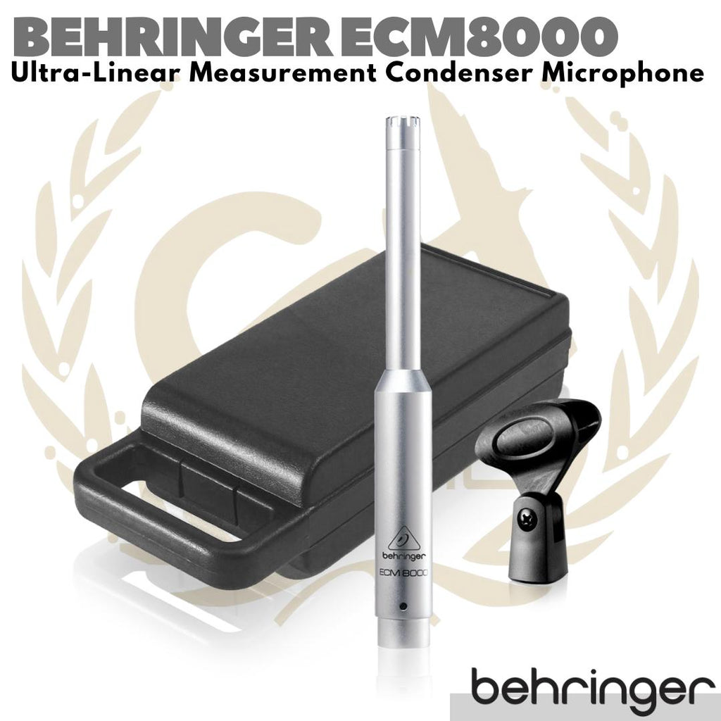 BEHRINGER ECM8000 Ultra Linear Measurement Condenser Microphone | RTA