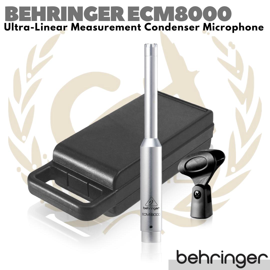 BEHRINGER ECM8000 Ultra Linear Measurement Condenser Microphone | RTA