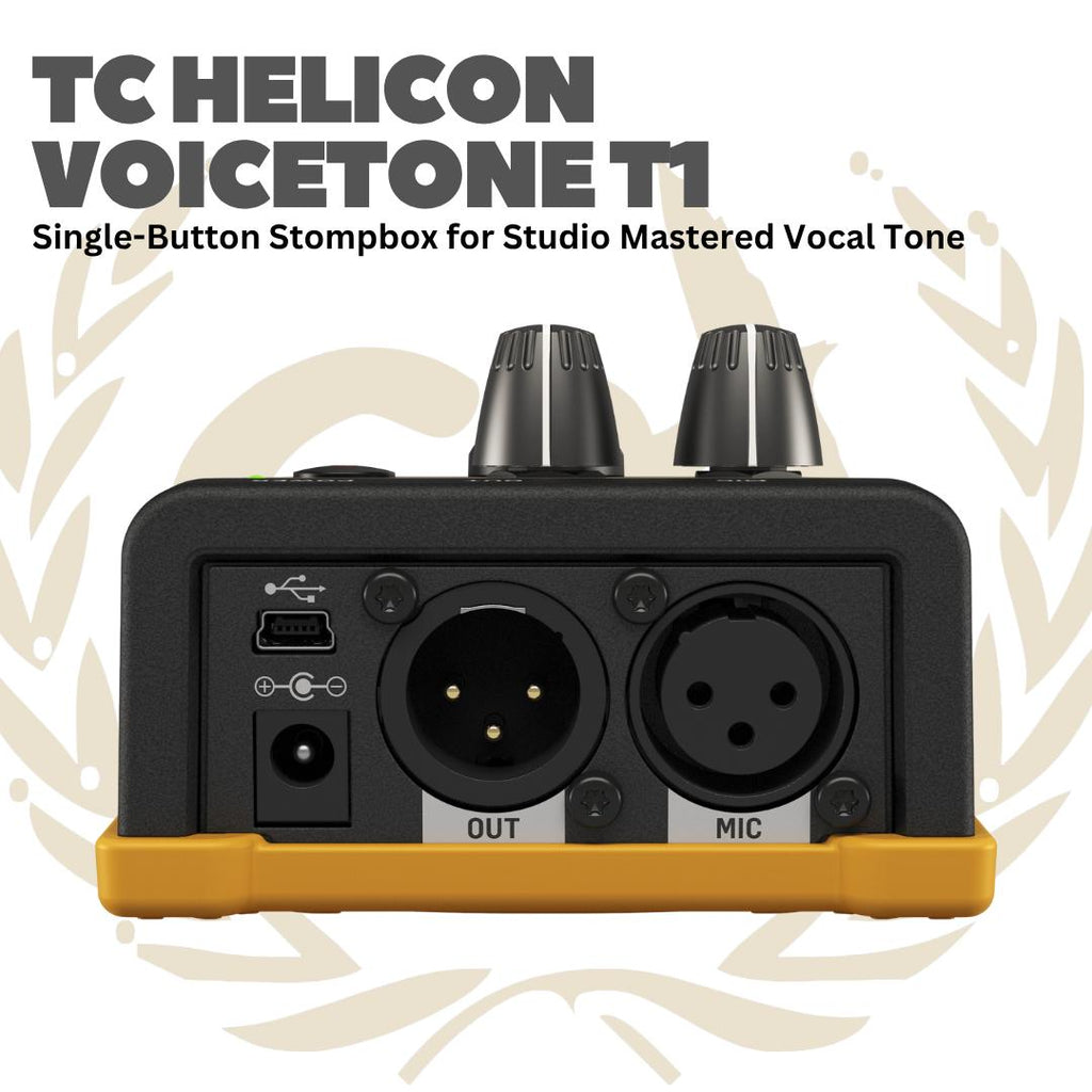 TC Helicon Voicetone T1 - T 1 Voice tone Efek Gitar Bass Pedal T-1