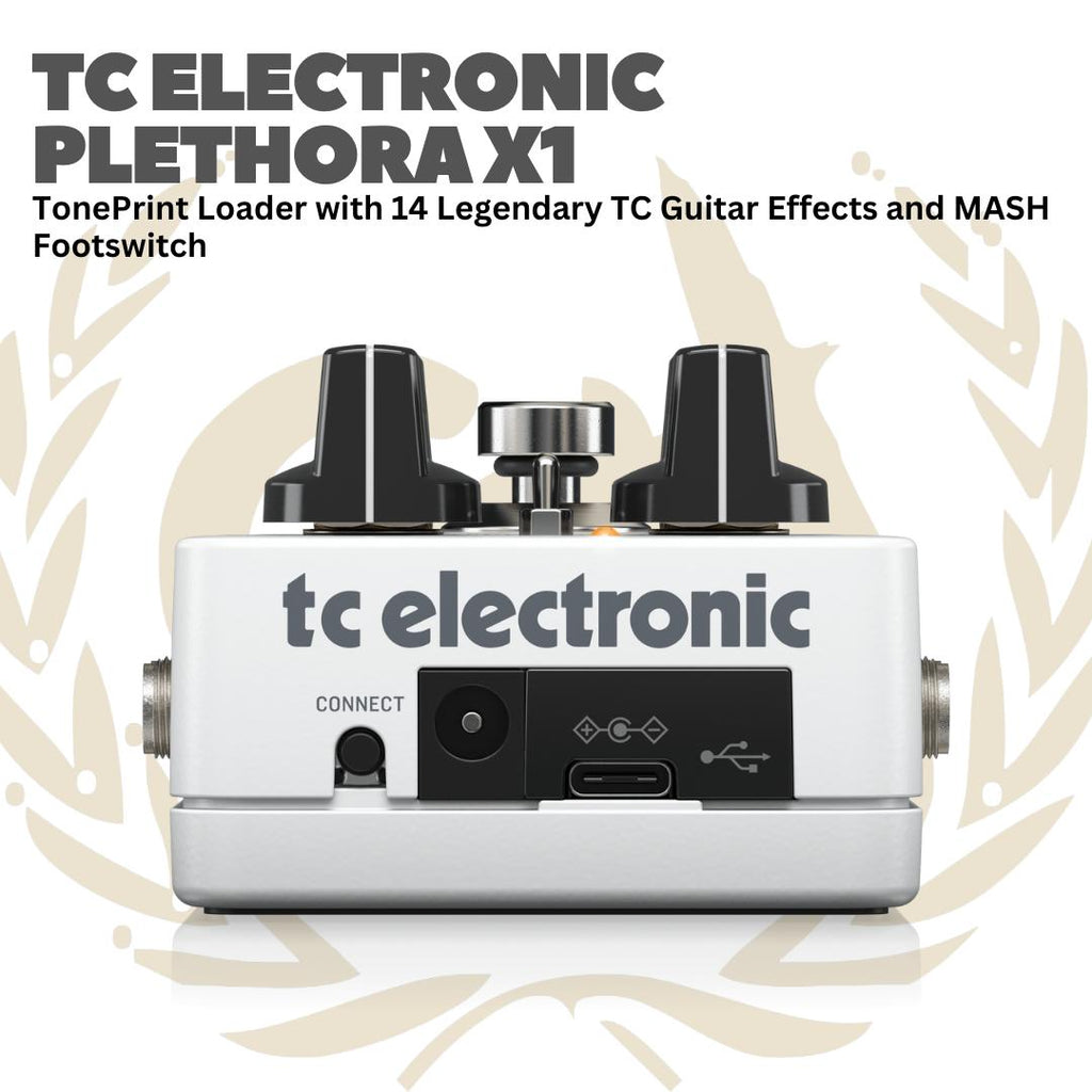 TC ELECTRONIC PLETHORA X1 TONEPRINT LOADER FOOTSWITCH GUITAR EFFECT - EFEK GITAR BASS PEDAL