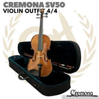 CREMONA SV50 Violin Outfit 4/4 | Biola SV 50