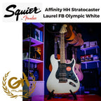 Squier Affinity HH Stratocaster Guitar, Laurel FB - Gitar Elektrik