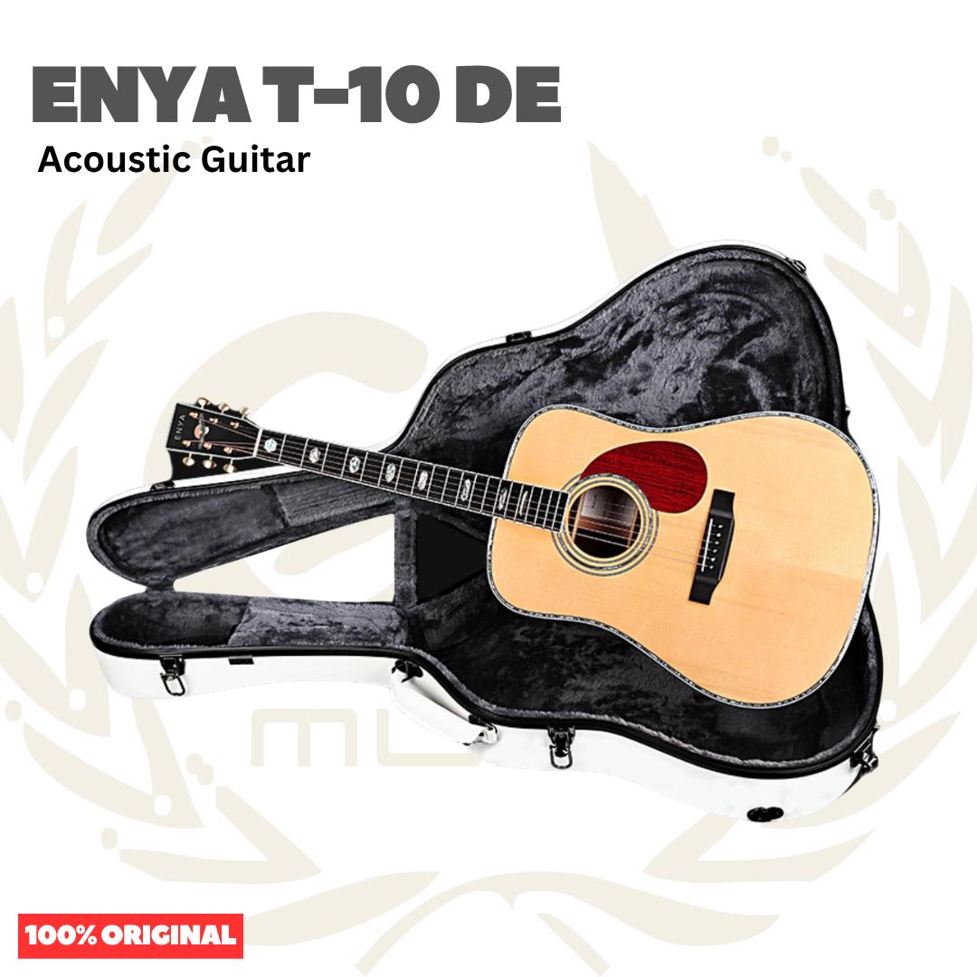 Enya T-10 DE Acoustic Dreadnought Guitar - Gitar Akustik T10 DE
