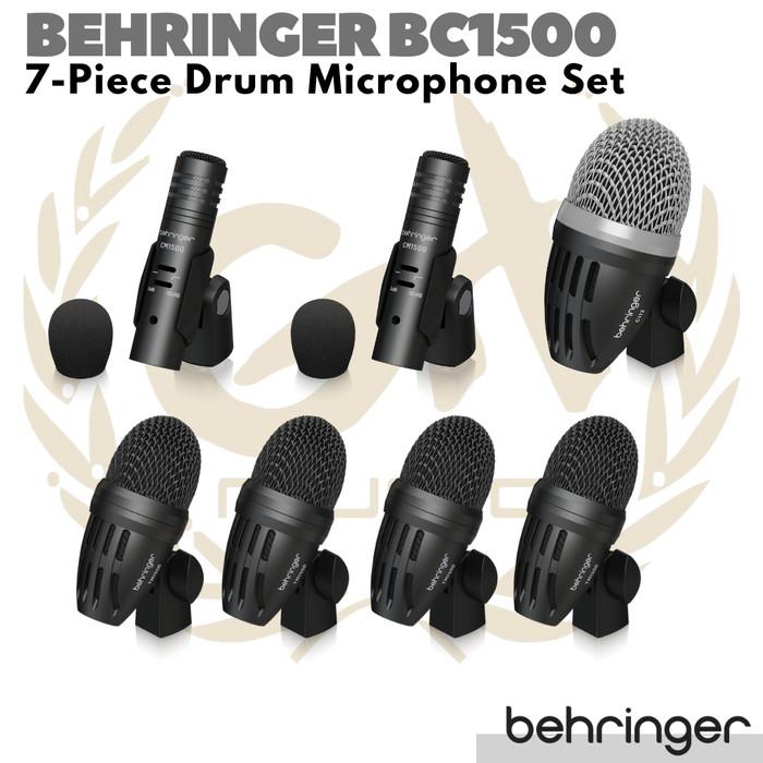 Behringer BC1500 Premium 7 Piece Drum Microphone Set | Mic BC 1500