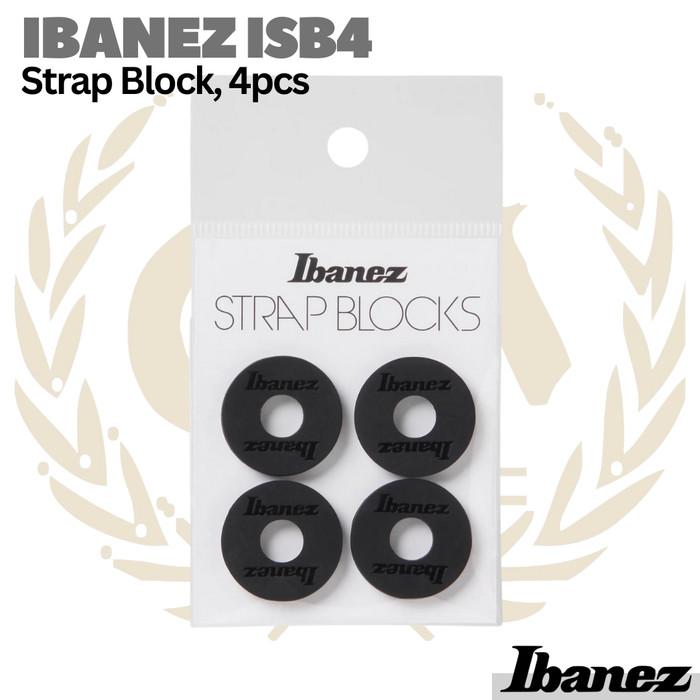 IBANEZ ISB4-BK Strap Block, 4pcs | Gitar Bass