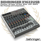BEHRINGER X1622USB Premium 16 Audio Mixer with XENYX Mic Preamp | 1622