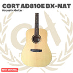 CORT AD810E DX-NAT Acoustic Guitar - Gitar Akustik Elektrik dengan Preamp AD810DX - AD810EDX Original Asli