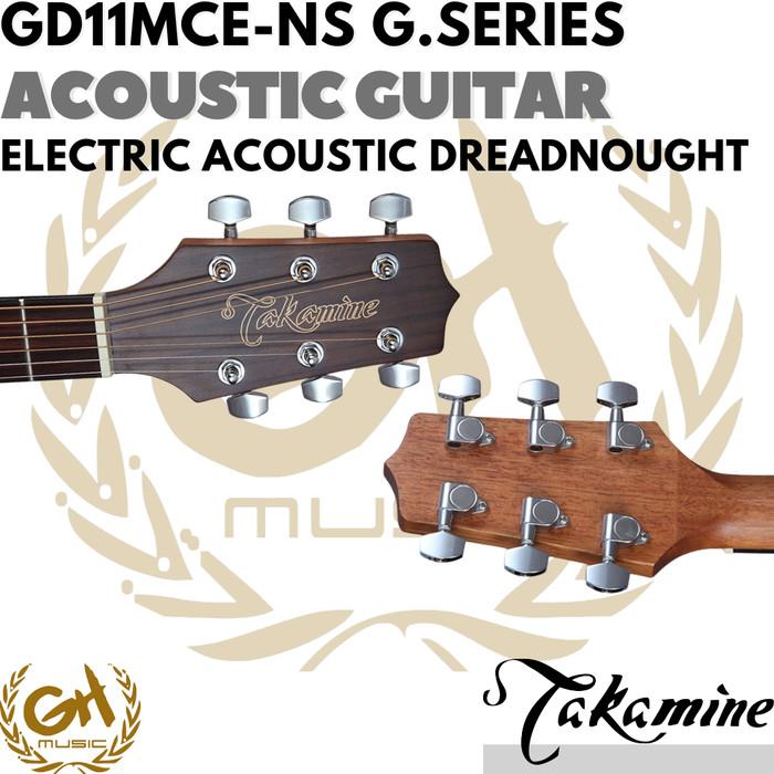 Takamine GD11MCE Dreadnought Acoustic Electric Guitar - Gitar Akustik