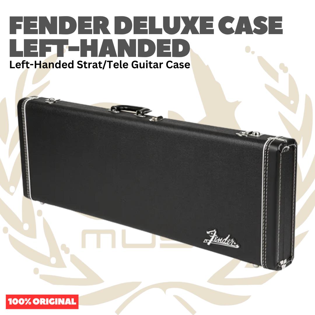 Fender Deluxe Left-Handed Strat/Tele Guitar Case - Hardcase Gitar Listrik Elektrik