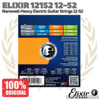 ELIXIR 12152 Nanoweb Heavy Electric Guitar Strings 12-52 | Senar Gitar