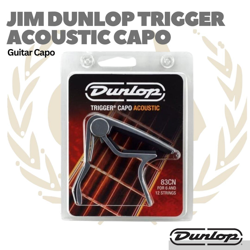 JIM DUNLOP 83CN TRIGGER CAPO ACOUSTIC CURVED NICKEL - Capo Gitar