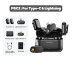 Maono Wave T1 MINI WM622 Wireless Microphone Type-C & Lightning with Charging Case - Mic Wireless untuk Content Creator & Live Streaming