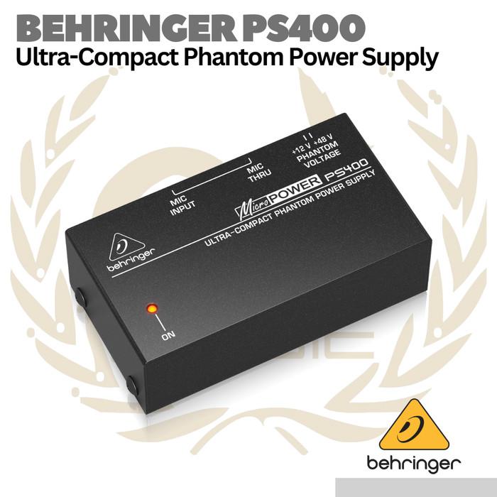 Behringer MicroPower PS400 Phantom Power Supply - 48v Eksternal