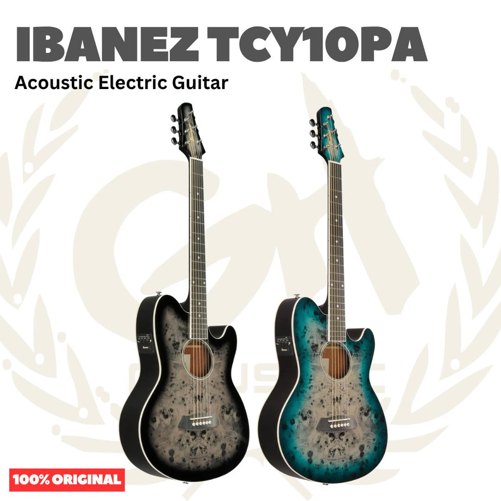 Ibanez TCY10PA Talman with Double Cutaway Body Acoustic-Electric Guitar - Gitar Akustik Elektrik