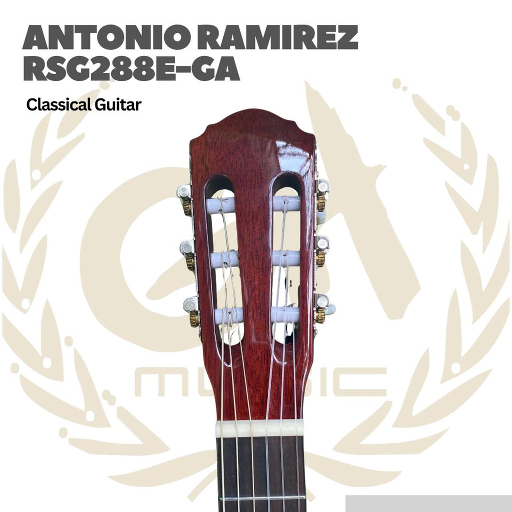 Antonio Ramirez RSG288E-GA Acoustic Electric Classical Guitar | Gitar Akustik Elektrik Klasik Nylon - Nilon