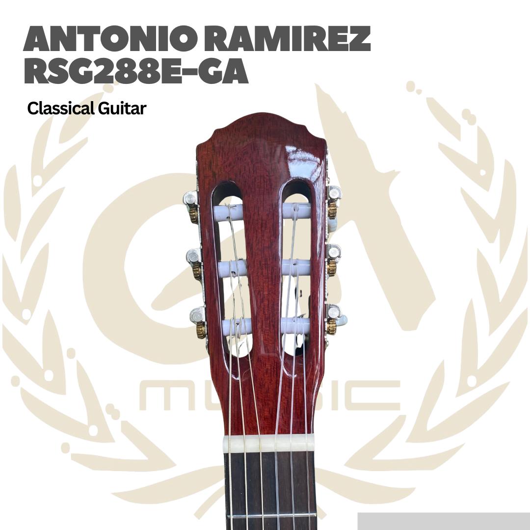Antonio Ramirez RSG288E-GA Acoustic Electric Classical Guitar | Gitar Akustik Elektrik Klasik Nylon - Nilon