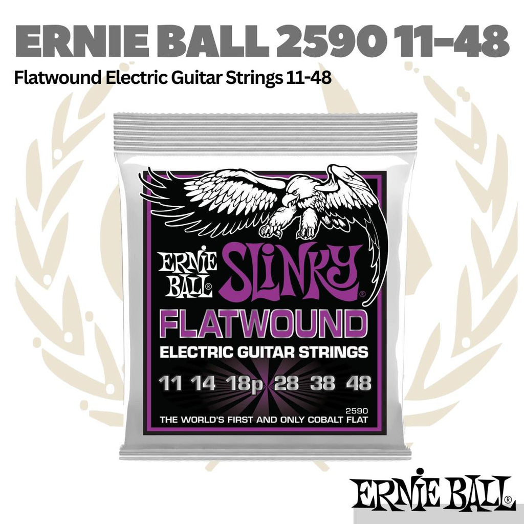 Ernie Ball 2590 Electric Guitar Strings, 11-48 - Senar Gitar Elektrik