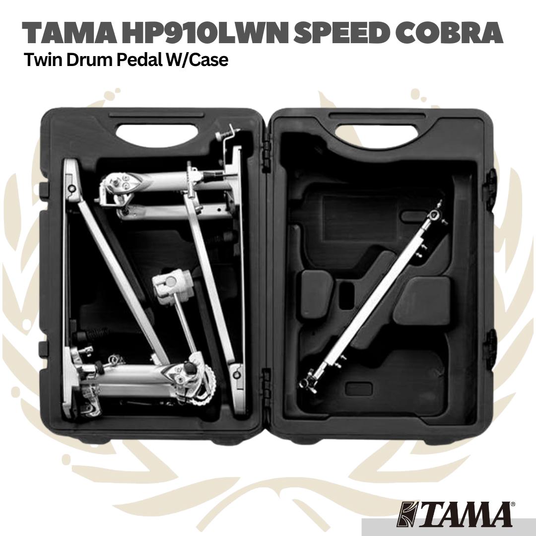 TAMA HP910LWN Speed Cobra Twin Pedal w/Case