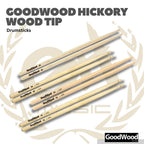 GOODWOOD by Vater Hickory Wood Tip Stick Drum - Stik Drum