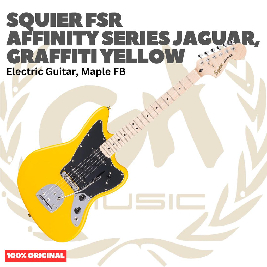 SQUIER FSR Affinity Series Jaguar Electric Guitar - Gitar Listrik Elektrik Original Asli