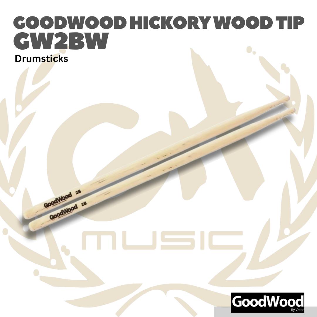 GOODWOOD by Vater Hickory Wood Tip Stick Drum - Stik Drum