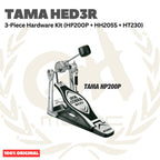 TAMA HED3R 3-Piece Hardware Kit (HP200P + HH205S + HT230) - Bundel Set 3in1 Hard ware Stand Hi-hat + Kick Pedal + Bangku Kursi Drum