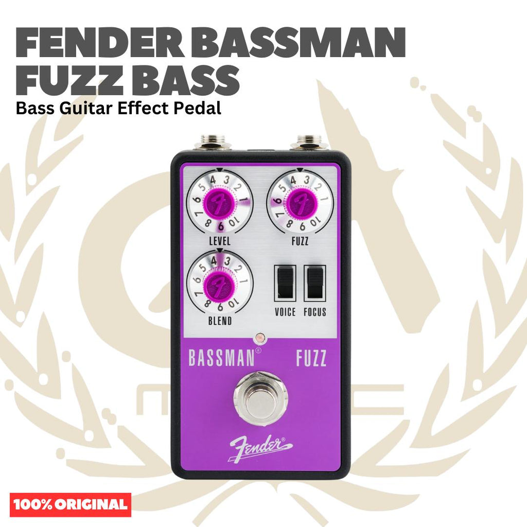 Fender Bassman Fuzz Bass Guitar Effects Pedal - Efek Pedal Gitar Bass