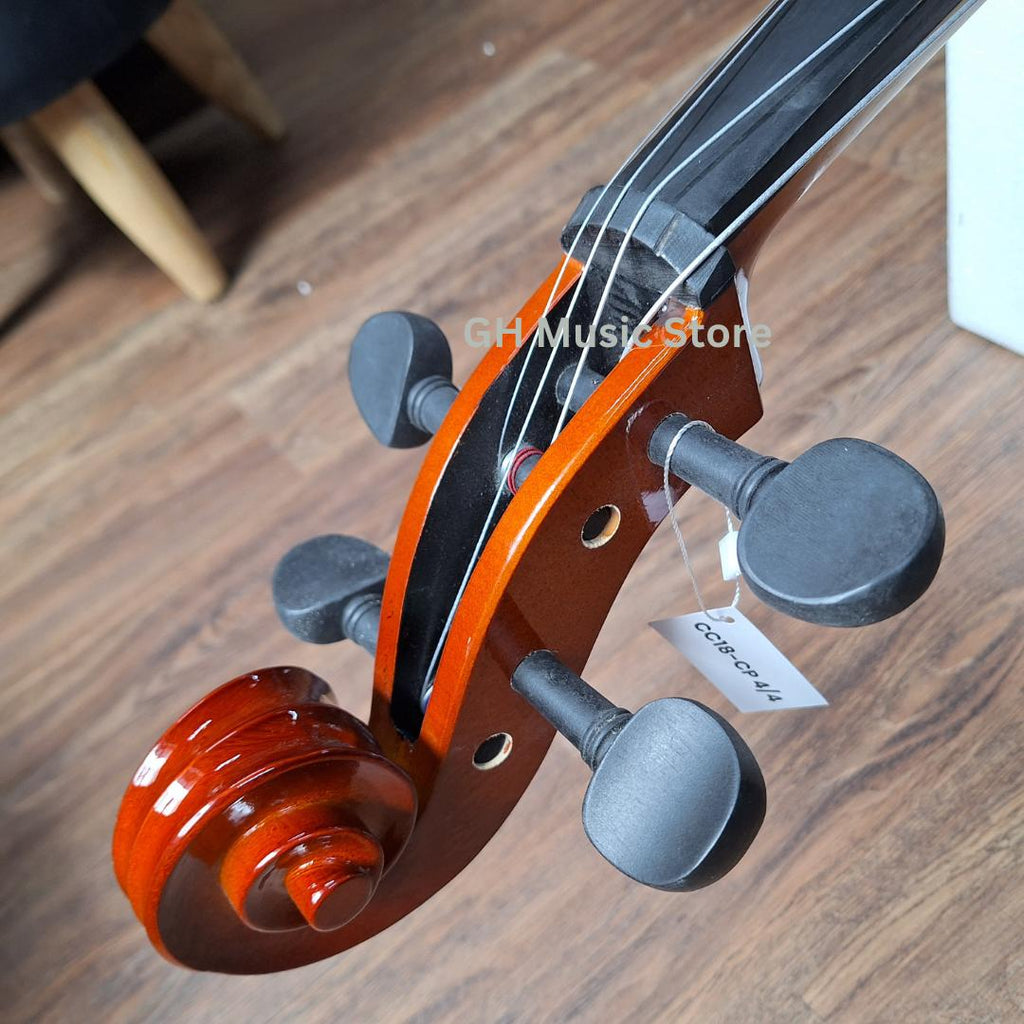 Cavaliers CC18-CP Cello Outfit | 4/4 3/4 1/2 Size