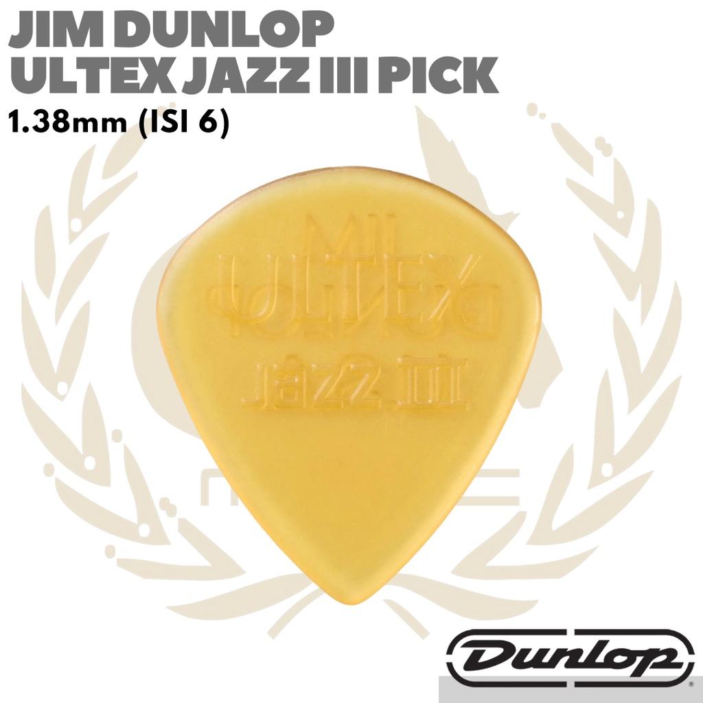 JIM DUNLOP ULTEX JAZZ III PICK | Pik Gitar Bass