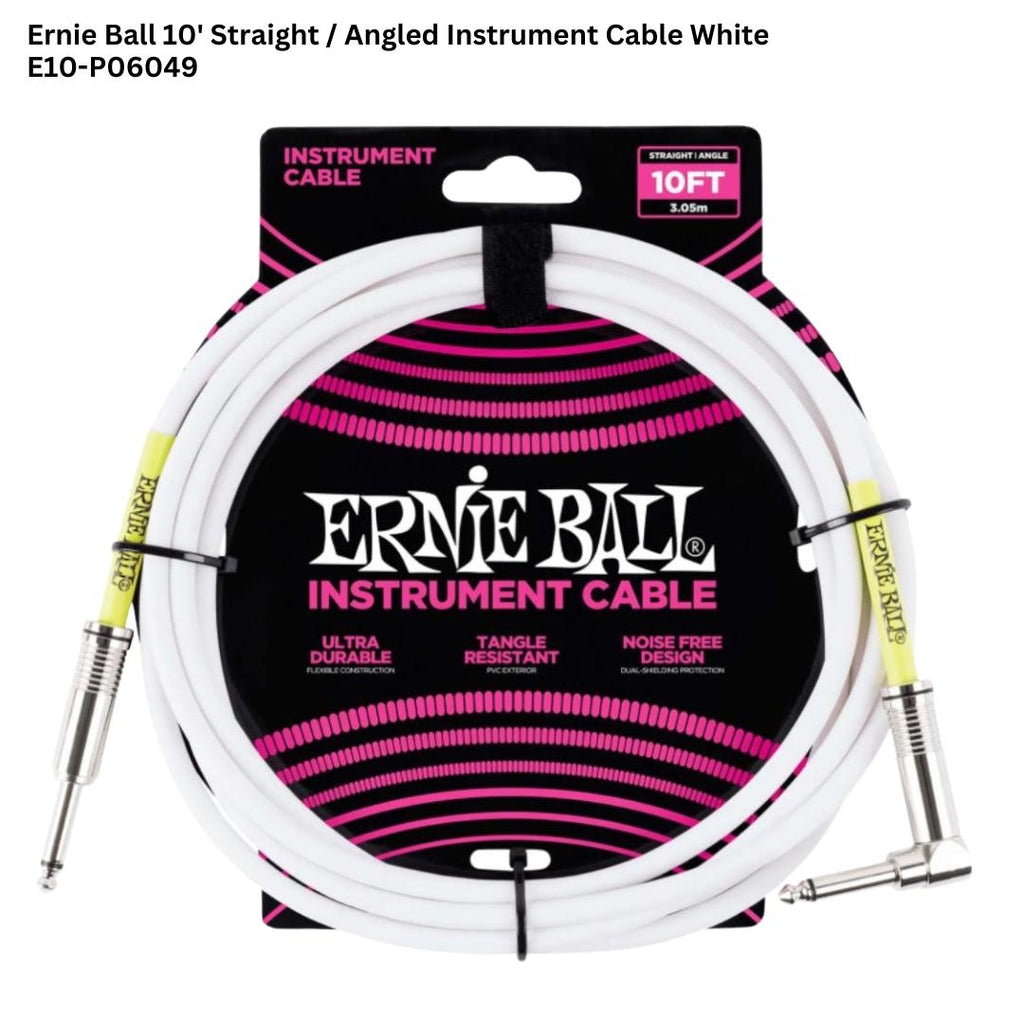 Ernie Ball PVC Straight to Angled Instrument Cable - Kabel Jack