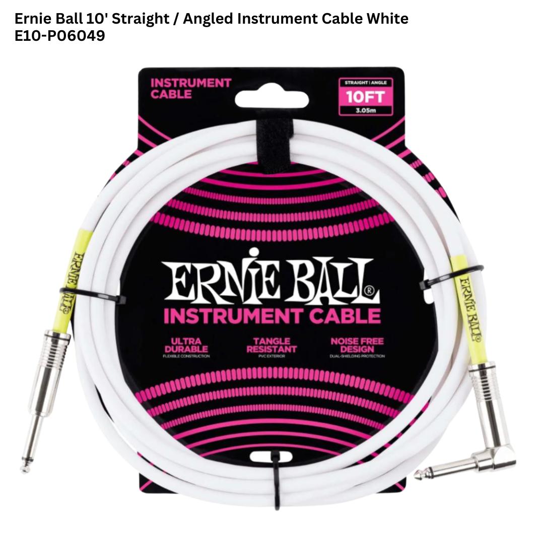 Ernie Ball PVC Straight to Angled Instrument Cable - Kabel Jack