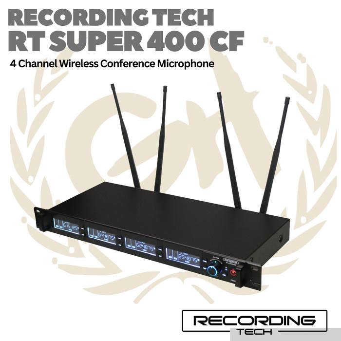 RECORDING TECH RT SUPER400CF 4CH CONFERENCE WIRELESS MICROPHONE
